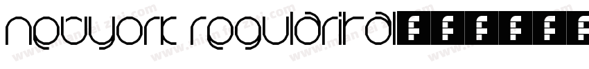 NewYork RegularItal字体转换